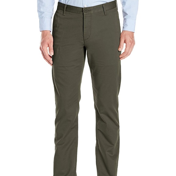 dockers washed khaki athletic fit